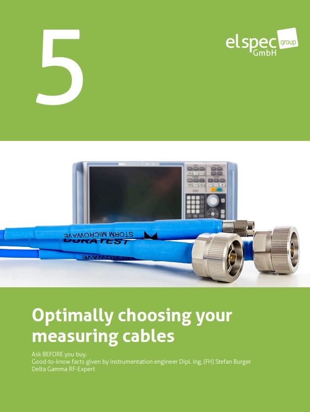 Optimally choosing your measuring cables